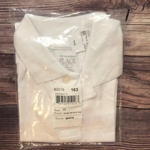Childrens place polo white size 5T